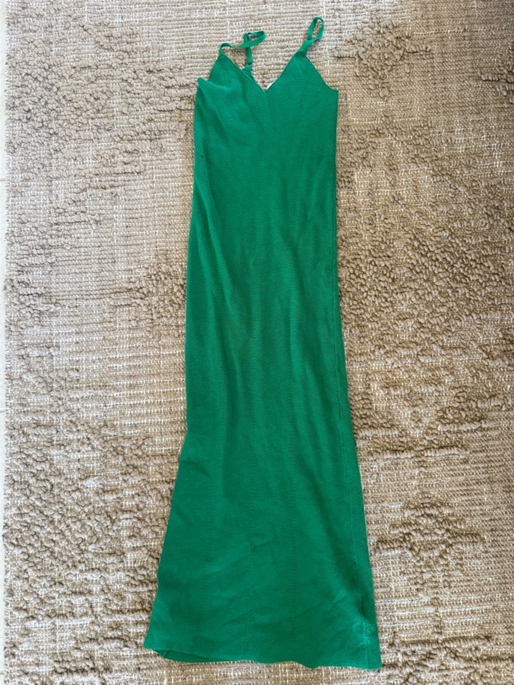 Fresh Green Asymmetrical Maxi Pencil Skirt